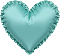 Turquoisesilkpillowheart emote for Discord