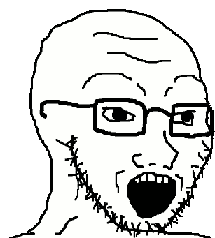 Soyjack emote for Discord