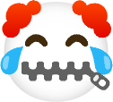 clownziplaugh emote for Discord