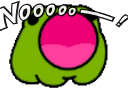 nooooo_froggo emote for Discord