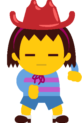 FriskCowboy emote for Discord