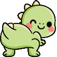 DinoTwerk1 emote for Discord