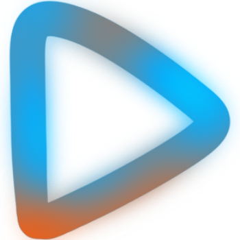 Playbutton_BlueOrange emote for Discord