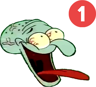 SquidCrazyPing emote for Discord