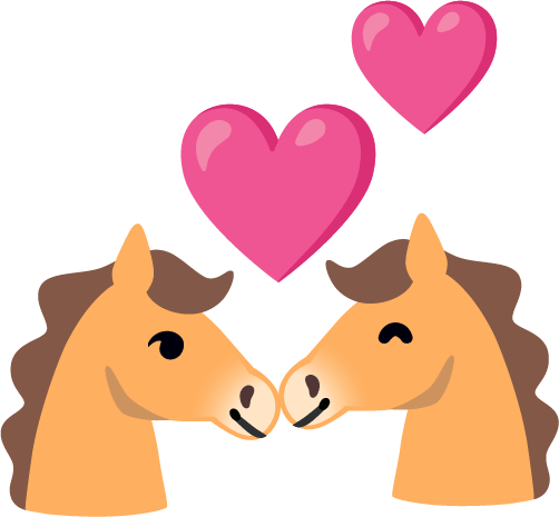 HorseKissie emote for Discord