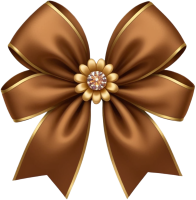 Brownflowerbow emote for Discord