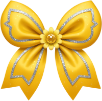 Yellowflowerbow emote for Discord