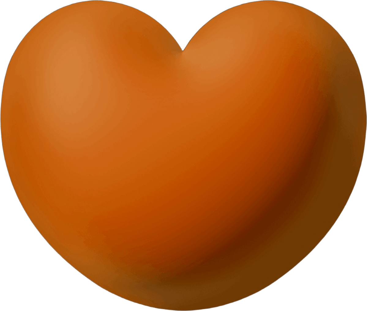 3DHeartOrange emote for Discord