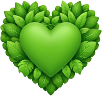 greenheartmadeofplants emote for Discord
