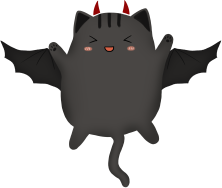 Devilcat emote for Discord