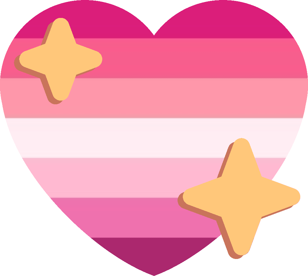 femmeheart emote for Discord