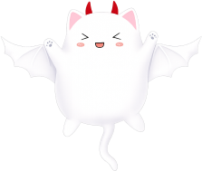 Whitedevilcat emote for Discord