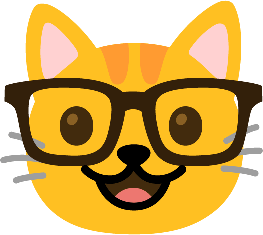 NerdCat emote for Discord