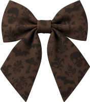 Brown_goth_bow emote for Discord