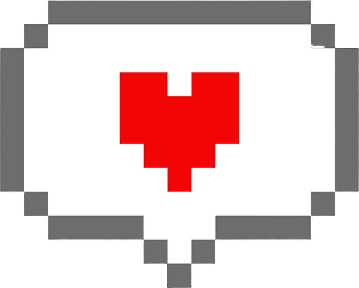 PixelLoveBubble emote for Discord