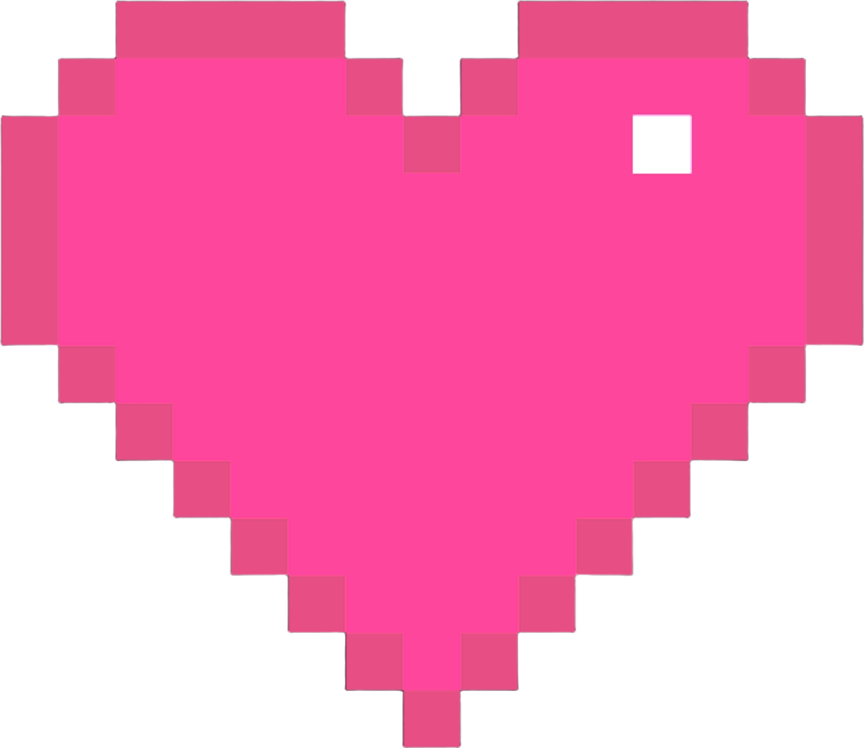 PixelHeartPink emote for Discord