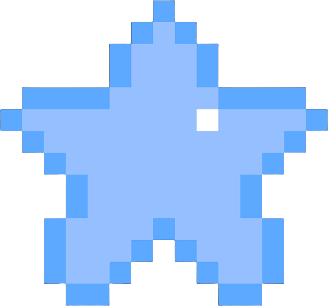 PixelStarBlue emote for Discord