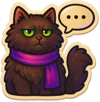 Angrykitten emote for Discord