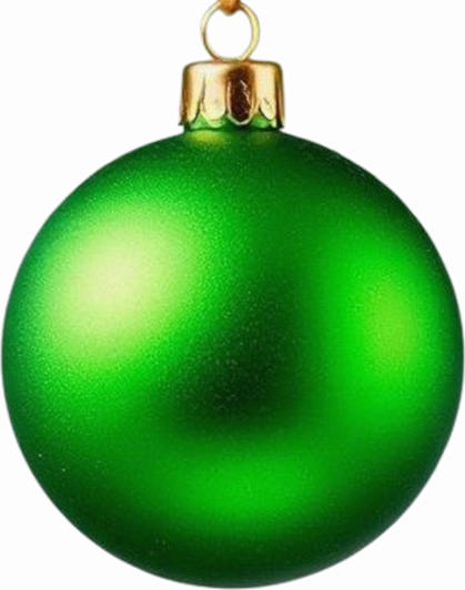 ChristmasBaubleGreen emote for Discord