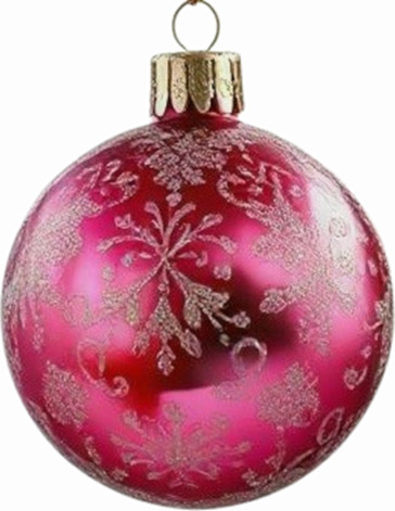 ChristmasBaublePink emote for Discord