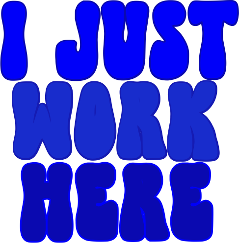 JustWorkHere emote for Discord