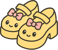 Kawaii_yellow_shoes emote for Discord