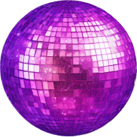 Glitterdiscoball emote for Discord