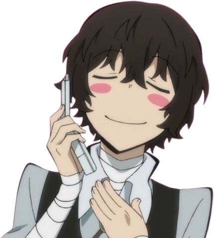 Dazai_blushing emote for Discord