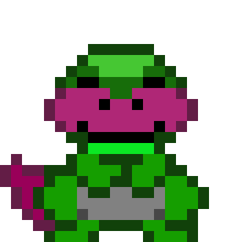 Pixel_happy_dino emote for Discord