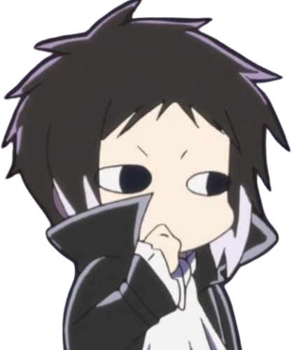 Akutagawa_think emote for Discord