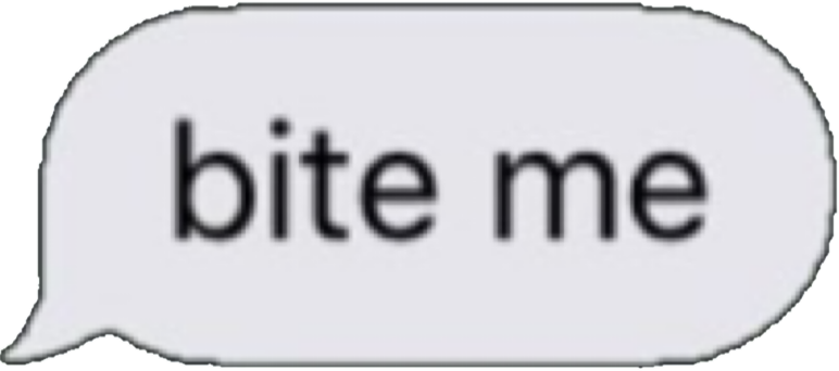 BiteMeText emote for Discord