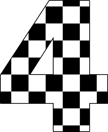 Checkered_Four emote for Discord