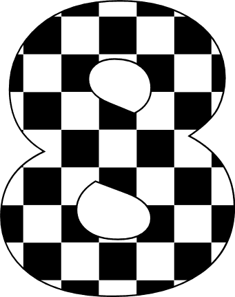 Checkered_Eight emote for Discord