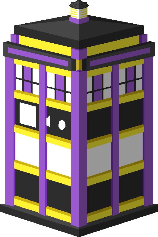 enbyTardis emote for Discord