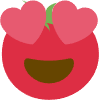 hearteyestomato emote for Discord