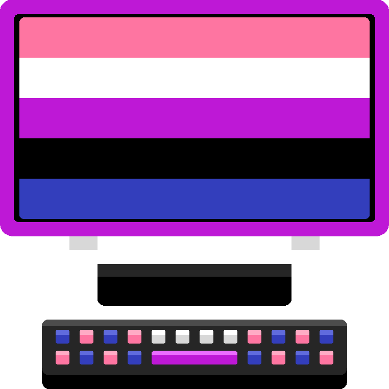 genderfluidComputer emote for Discord