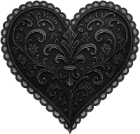 Gothic_heart emote for Discord