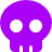 purpleskull emote for Discord