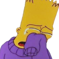 BartCrying emote for Discord