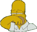 HomerSobbing emote for Discord