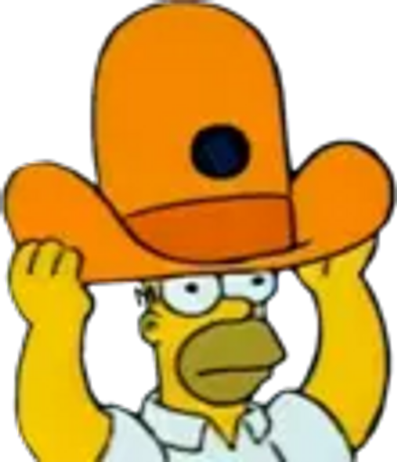HomerBigHat emote for Discord