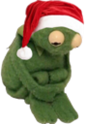 SadXmasKermit emote for Discord