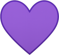 Normal_purple_heart emote for Discord