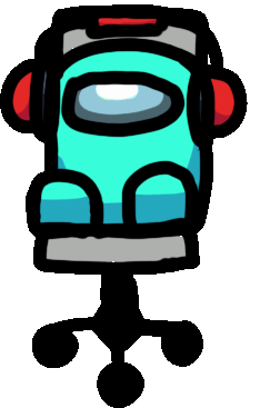 AmongUsChairSpin emote for Discord