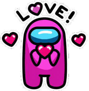 AmongUsLove emote for Discord