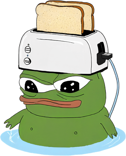 PepeToasterBathtub emote for Discord