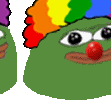 PepeClownBlobTrain emote for Discord