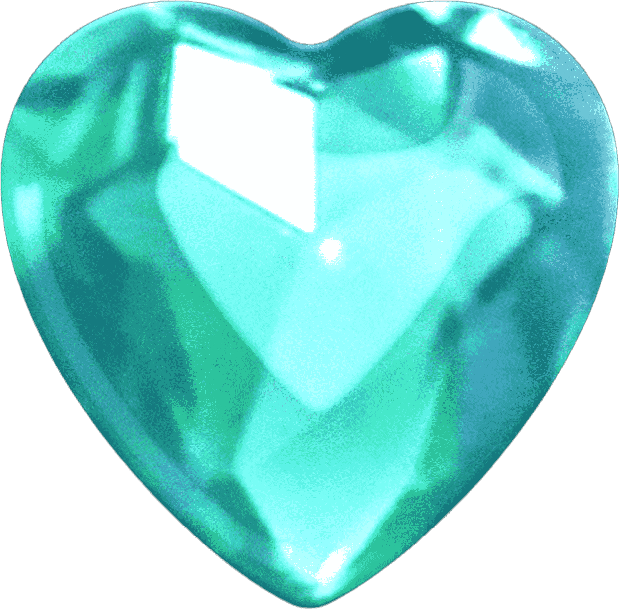 GemHeartTurquoise emote for Discord