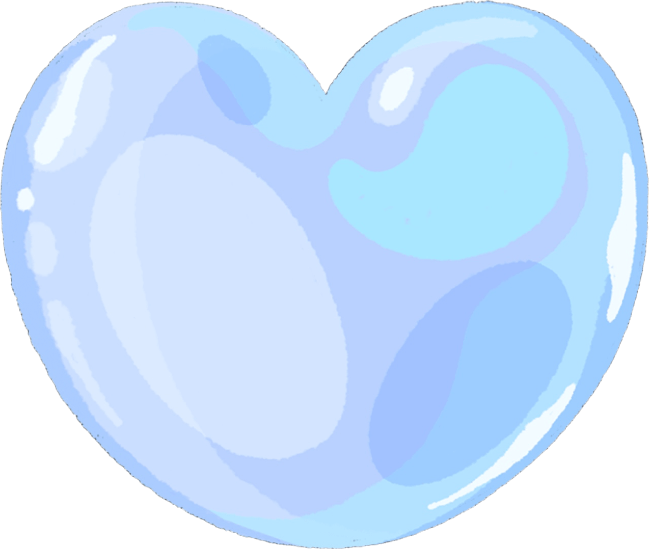 BalloonHeartBlue emote for Discord
