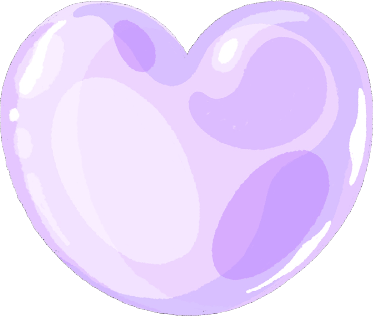 BalloonHeartPurple emote for Discord